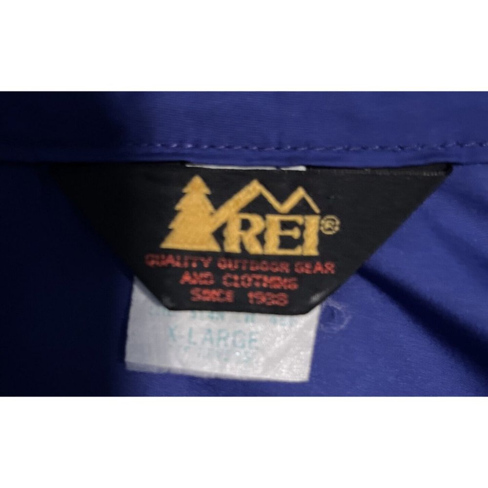 REI  Vented Full Zip Windbreaker Sz XL Quality Outdoor Hiking Camping Gear - Picture 7 of 7